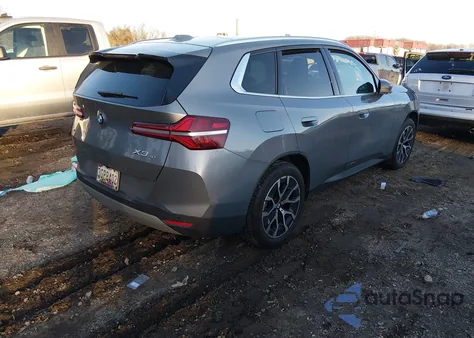 2025 BMW X3 30 xDrive from USA, damaged, VIN 5UX53GP01S9033548